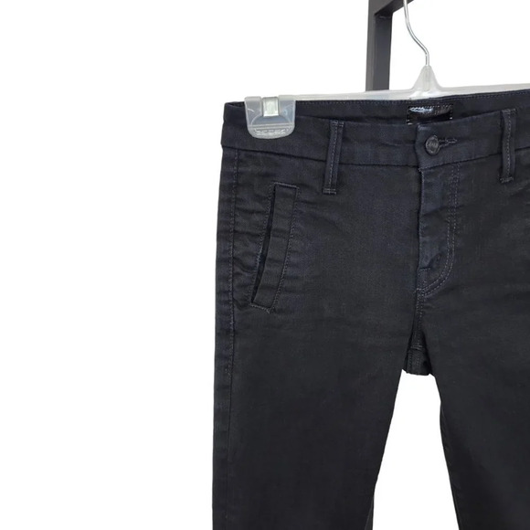 MOTHER + Freja Welt Zip Muse Jeans Size 24 Midnight At The Oasis Zip Bottom - Picture 4 of 11